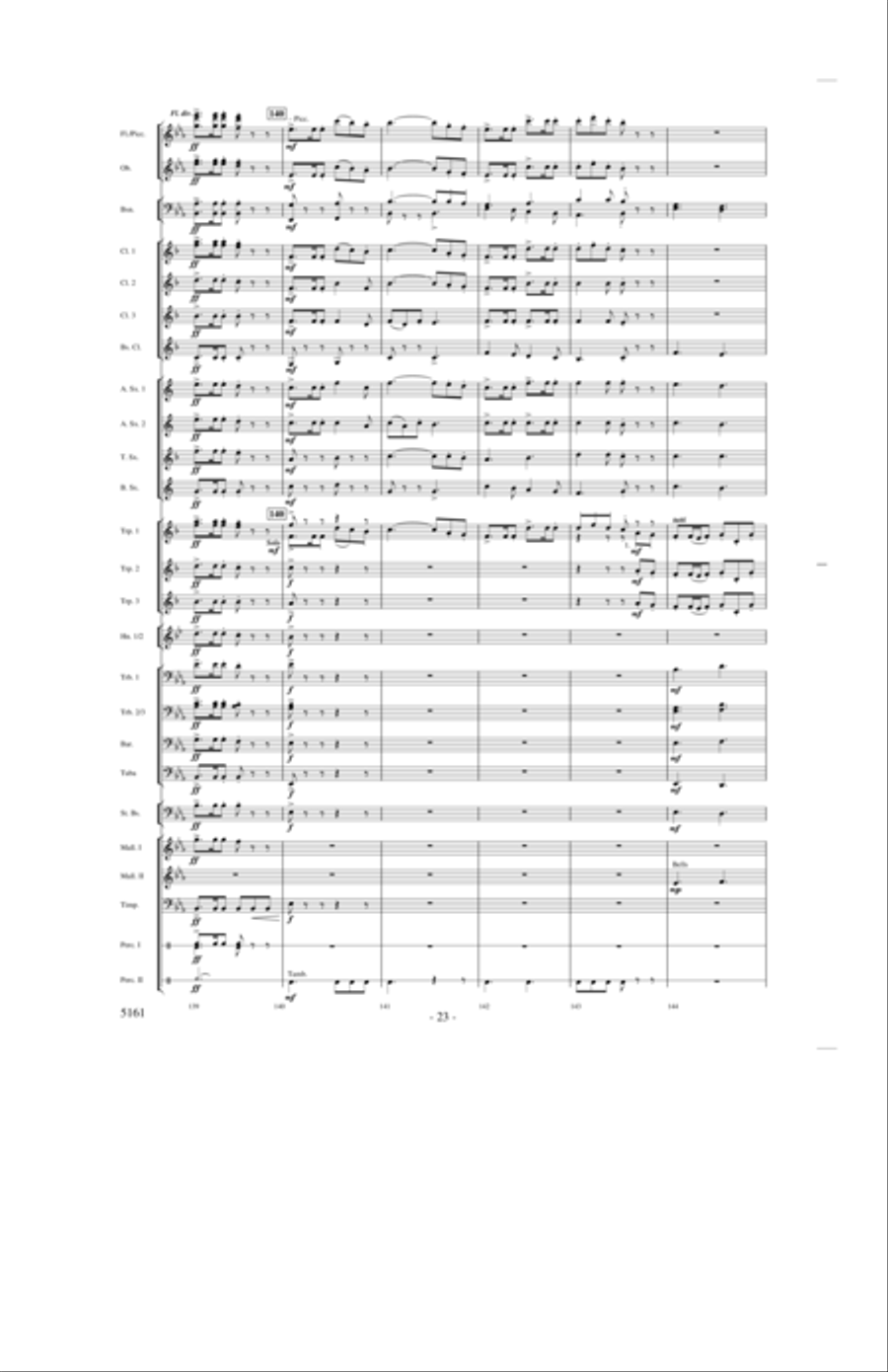 Into the Joy of Spring Concert Band scores gallery preview page 22