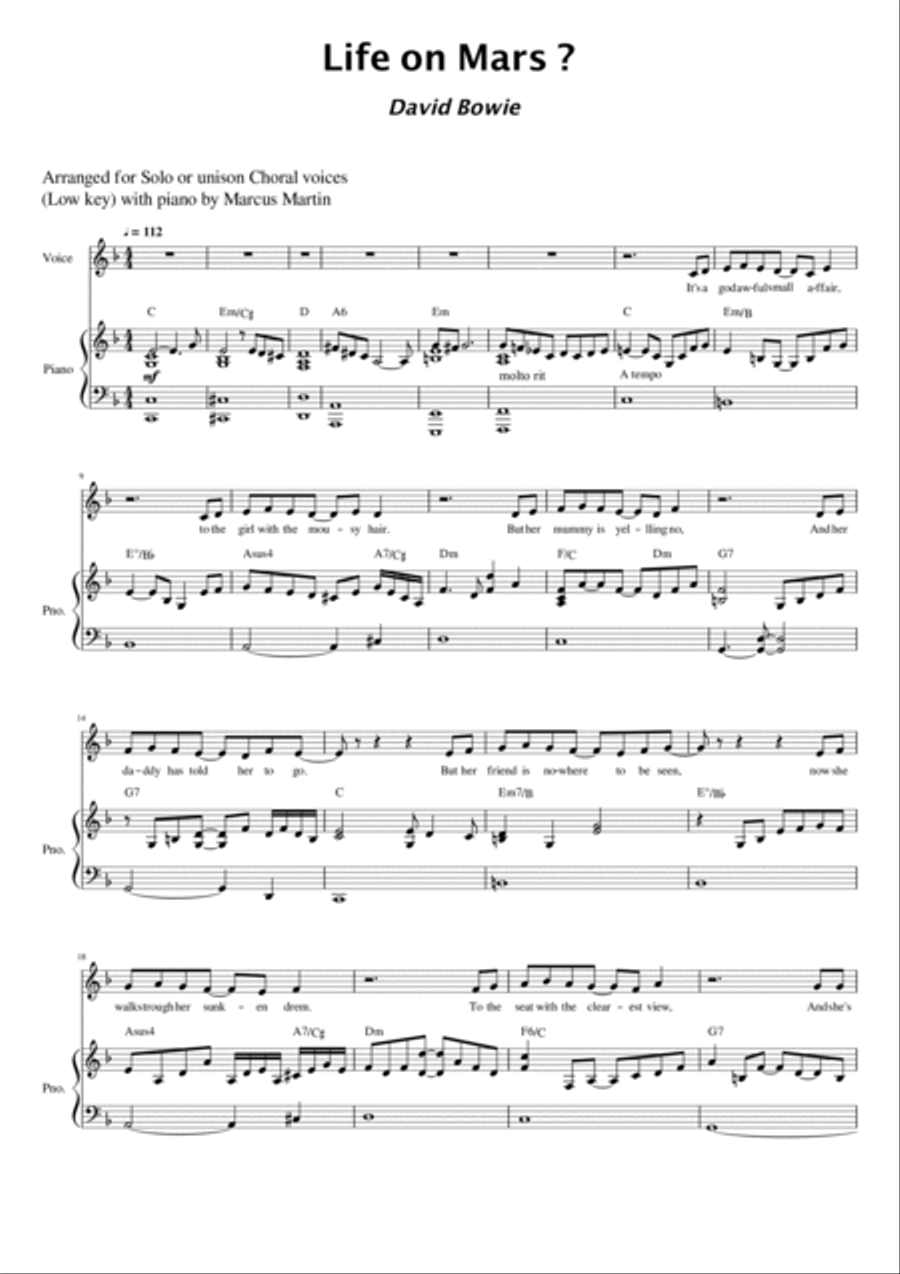 Life On Mars Voice scores gallery preview page 2