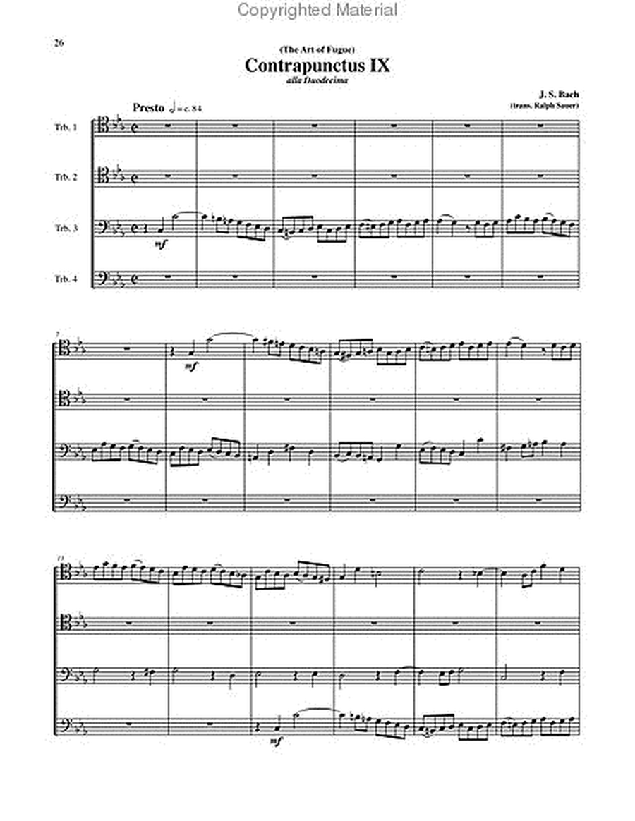 Art of Fugue, BWV 1080 Volume 2