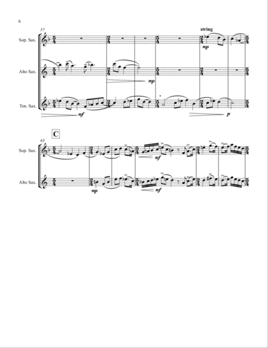Reflections Woodwind Quintet scores gallery preview page 6