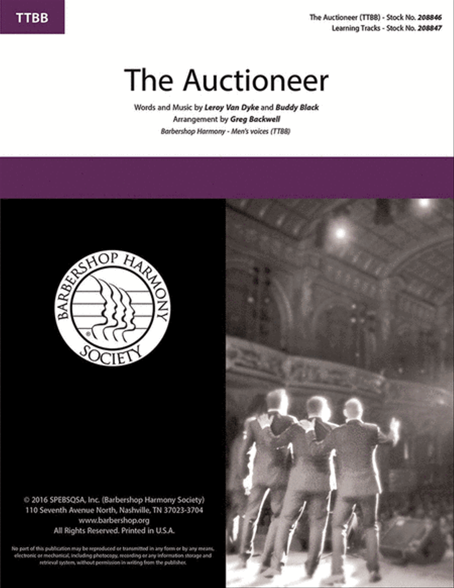 The Auctioneer TTBB scores gallery preview page 1