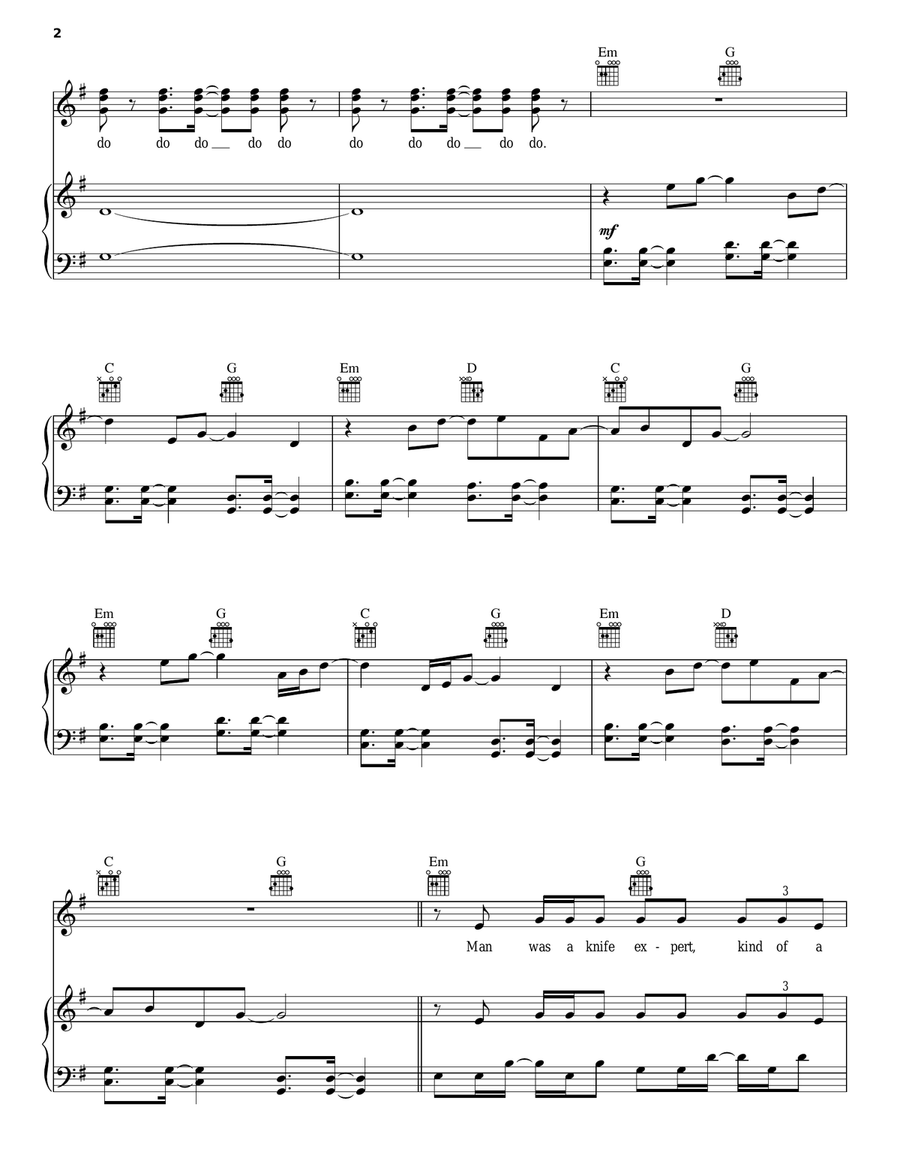 Gonna Be Some Changes Made Acoustic Guitar scores gallery preview page 2