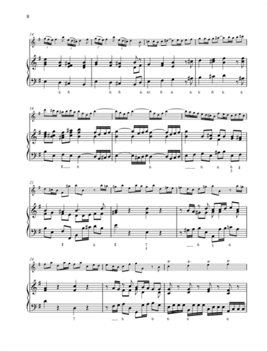 Sonata G major Sonata G major Flute Solo scores gallery preview page 3