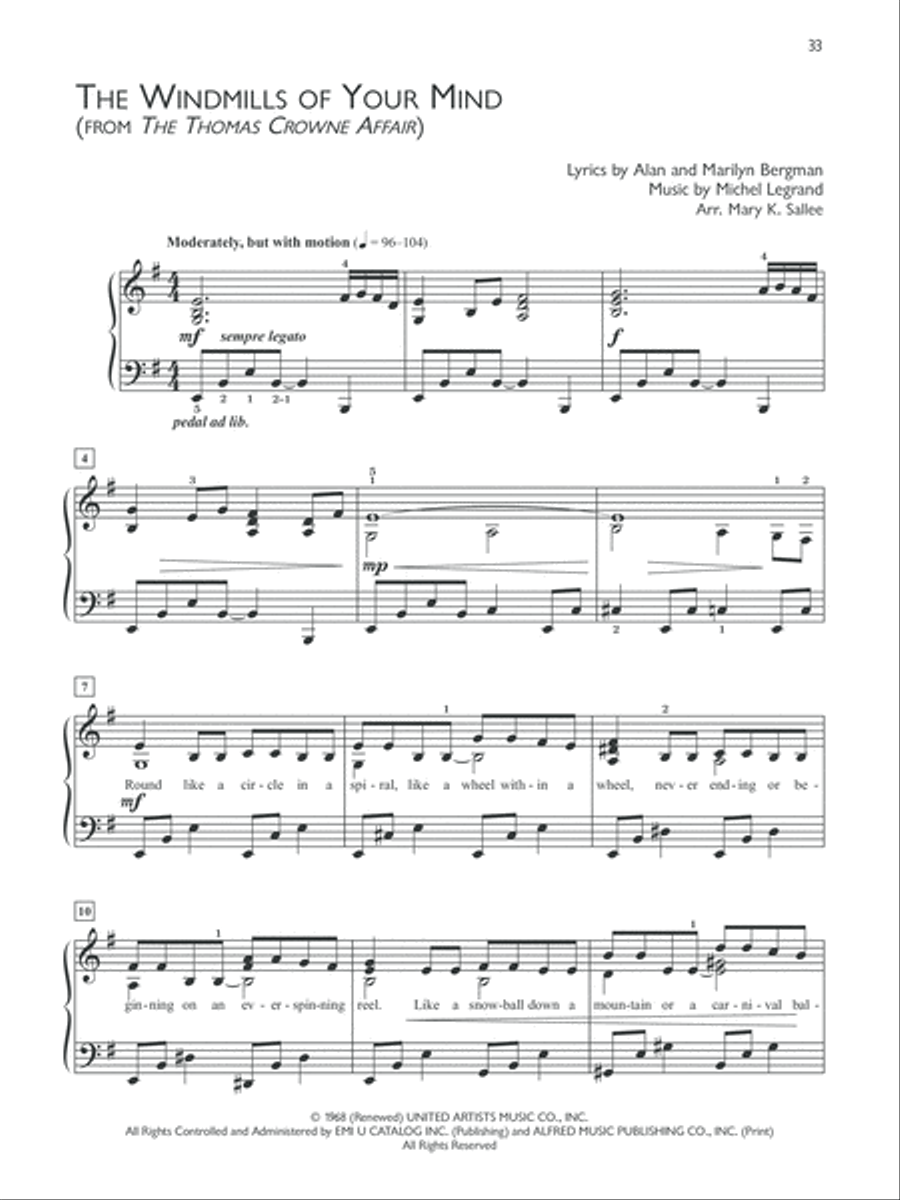 Popular Performer -- Great Standards and Love Songs Piano Solo scores gallery preview page 4