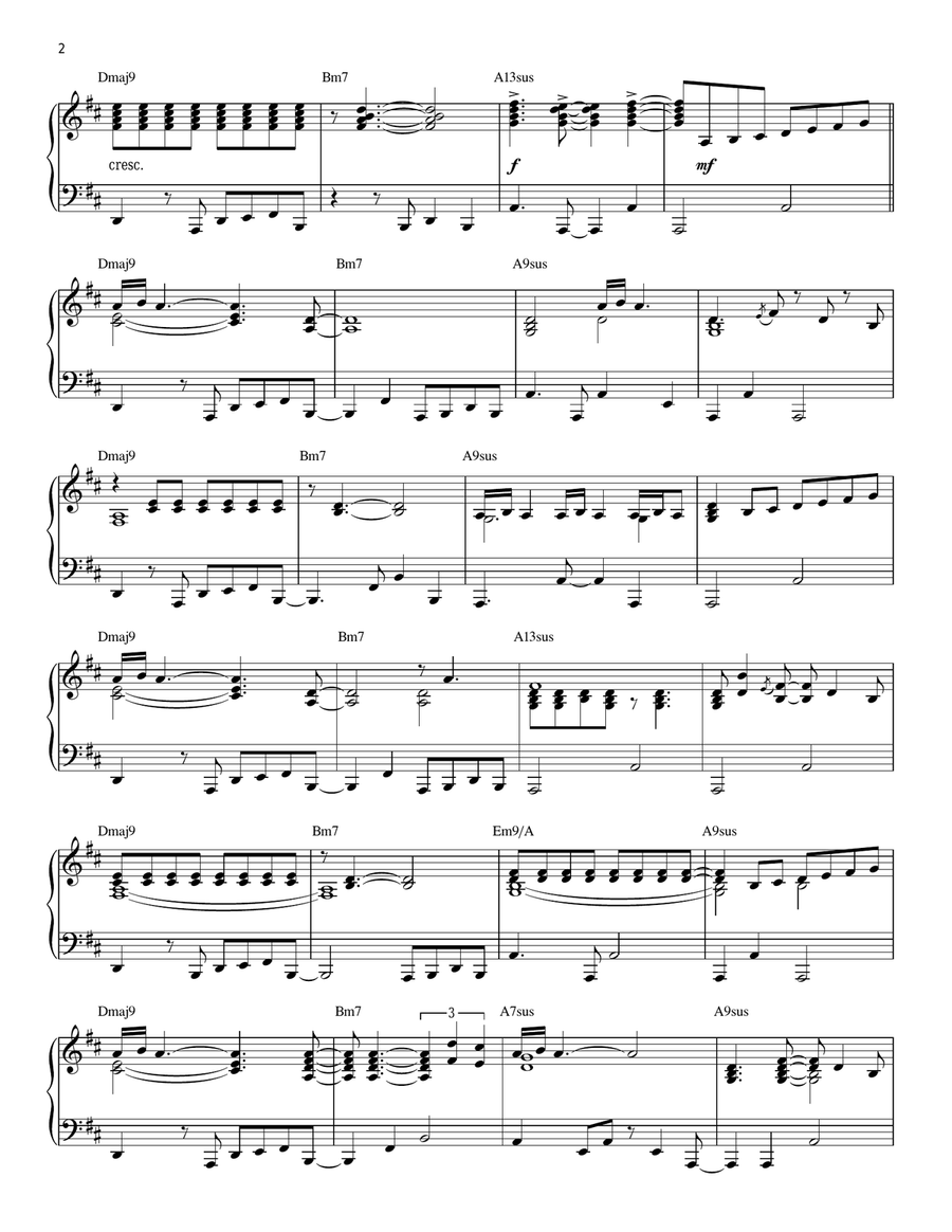 Breezin' Piano Solo scores gallery preview page 2
