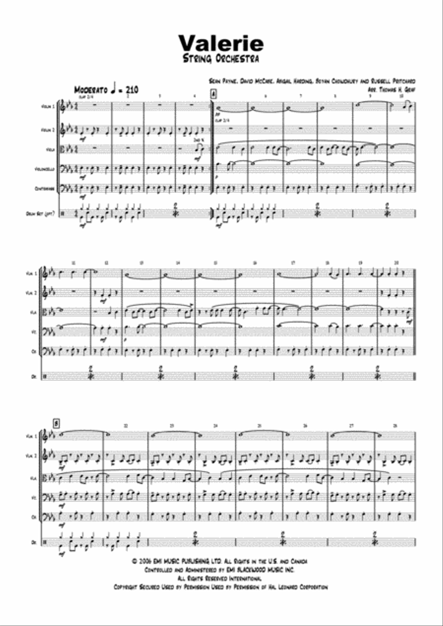Valerie String Quartet scores gallery preview page 1