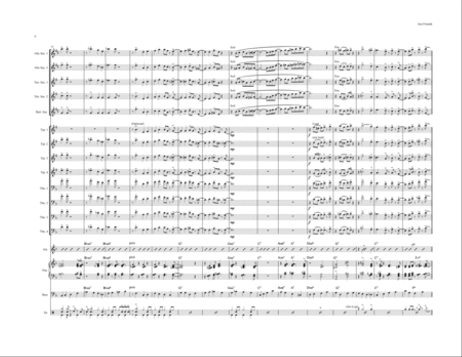 Just Friends Just Friends Jazz Ensemble scores gallery preview page 6