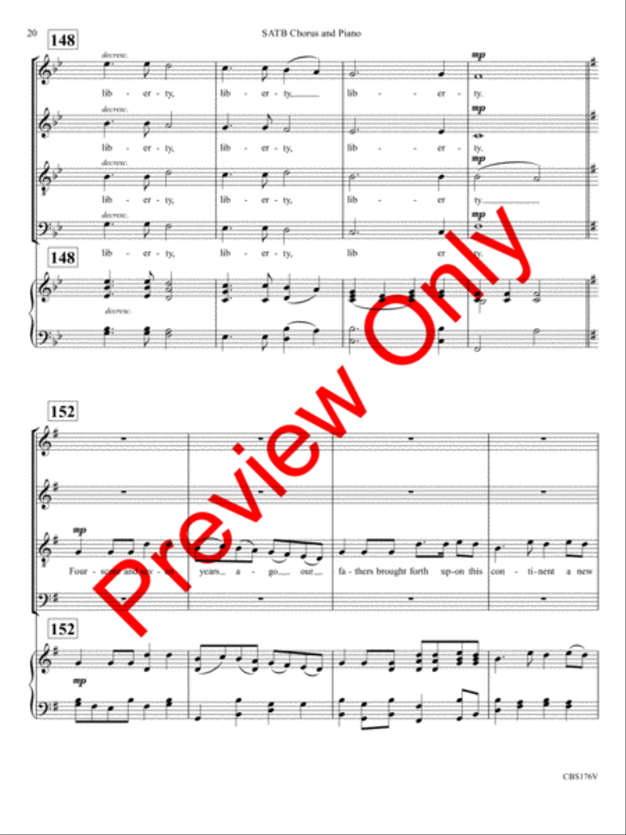 We the People of the United States 4-Part scores gallery preview page 23