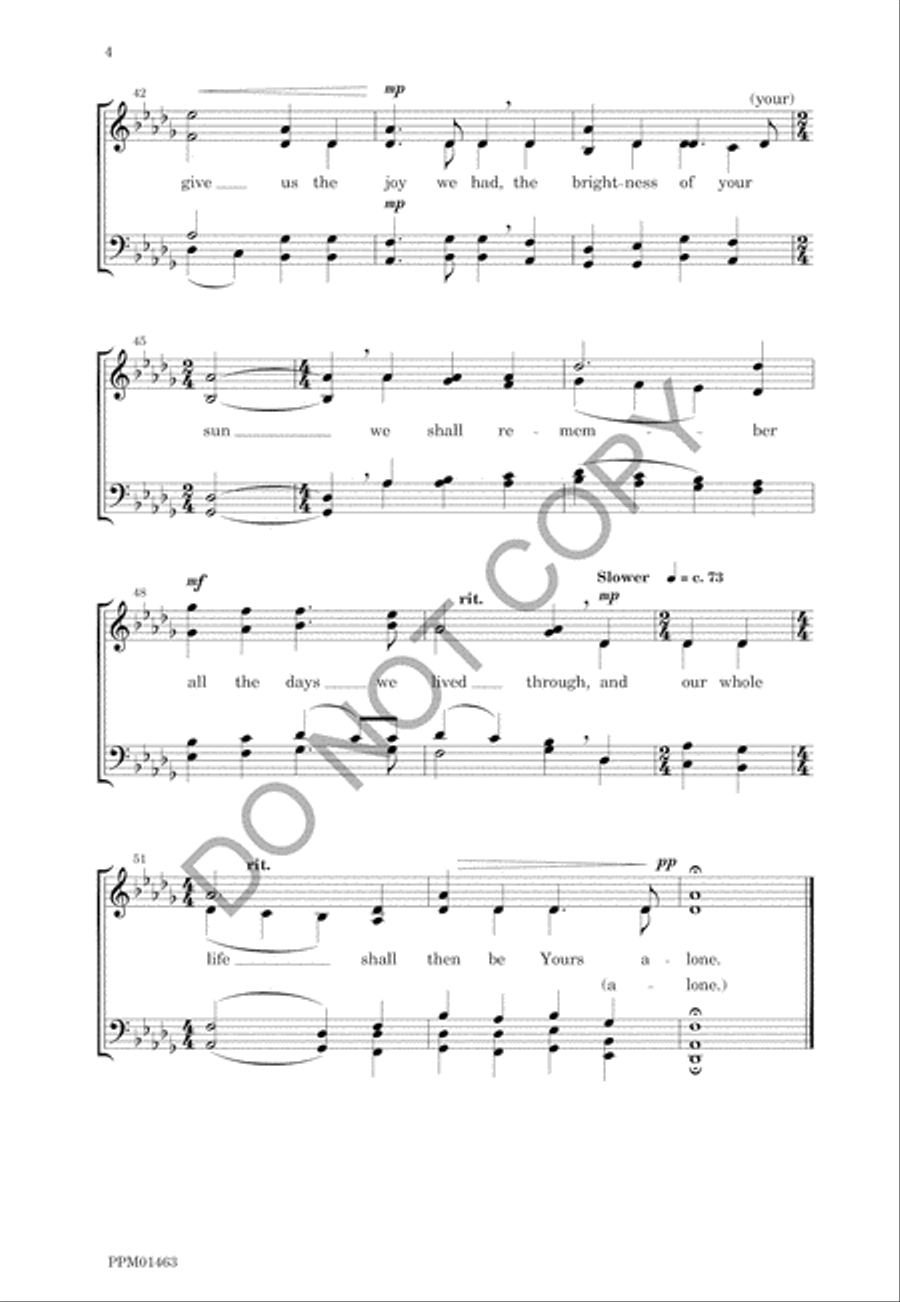 By Gracious Powers A Cappella scores gallery preview page 7