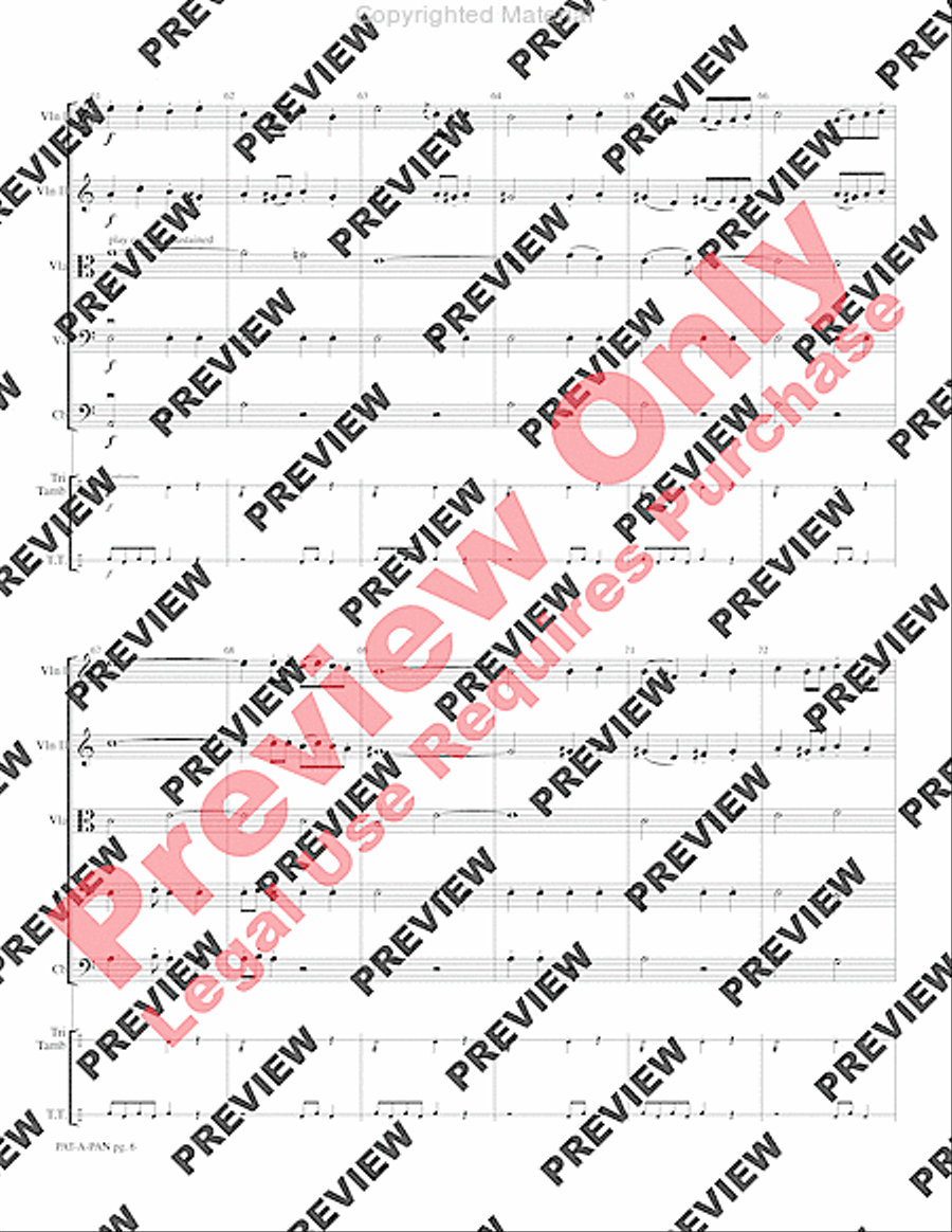Pat-a-Pan String Orchestra scores gallery preview page 9