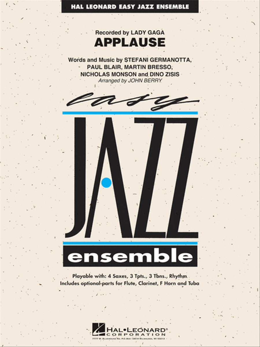 Applause Jazz Ensemble scores gallery preview page 1