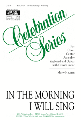 Book cover for In the Morning I Will Sing