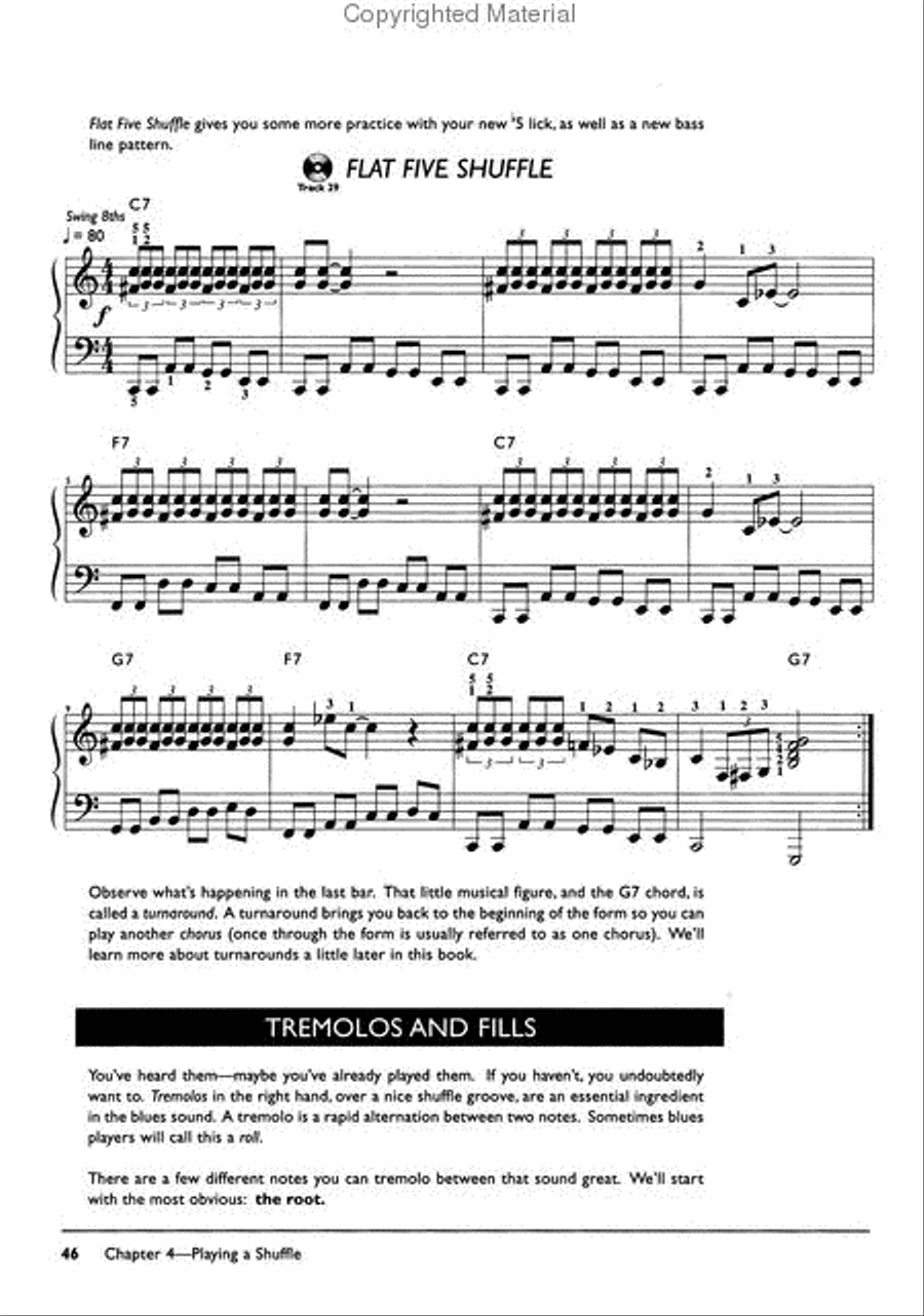 Complete Blues Keyboard Method Electronic Keyboard scores gallery preview page 4