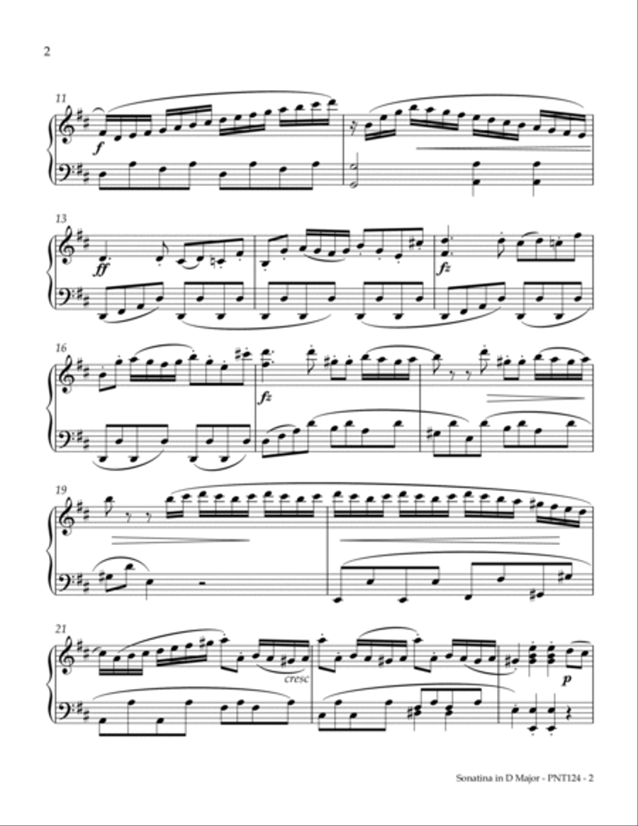 Sonatina Opus 36, Number 6 Piano Method scores gallery preview page 2