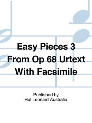 Book cover for Schumann - 3 Easy Pieces From Album For The Young Piano