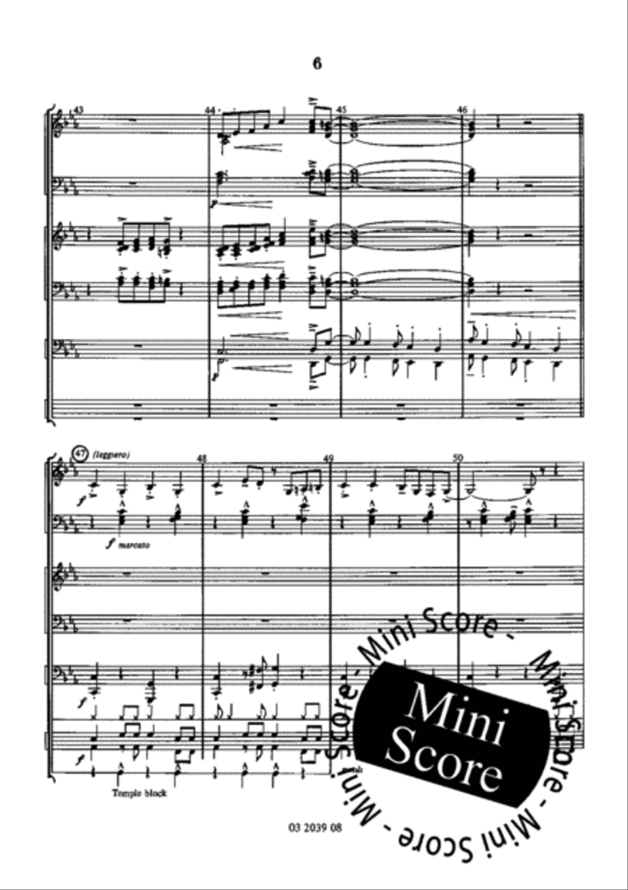 Las Playas de Rio Concert Band scores gallery preview page 12