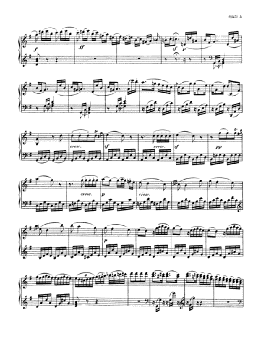 Beethoven: Sonatas (Urtext) - Sonata No. 10, Op. 14 No. 2 in G Major Piano Solo scores gallery preview page 5