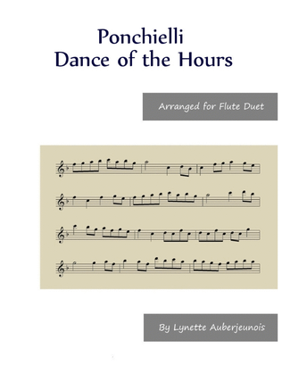 Dance of the Hours - Flute Duet