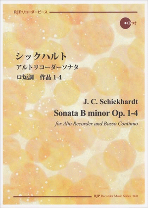 Book cover for Sonata B minor, Op. 1-4
