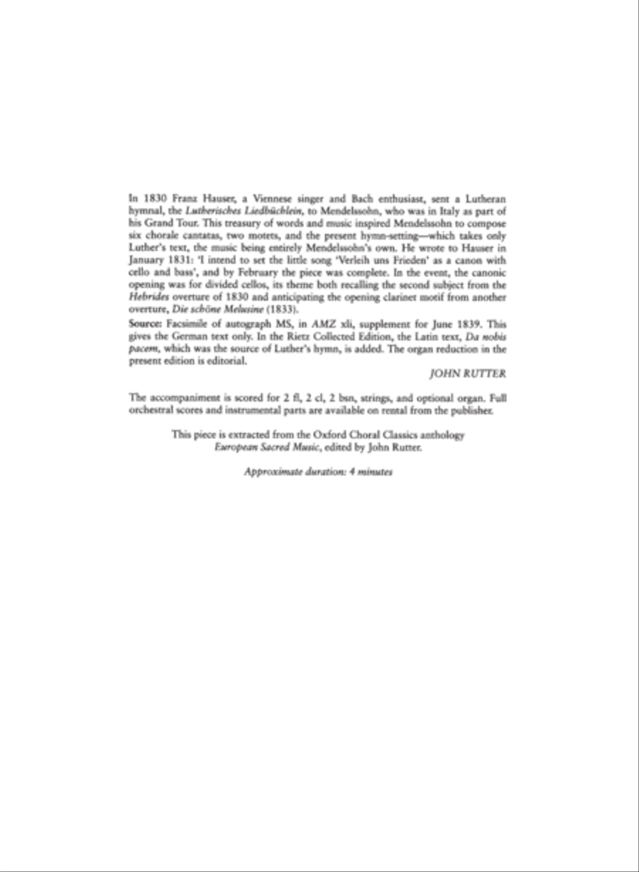 Verleih uns Frieden 4-Part scores gallery preview page 2