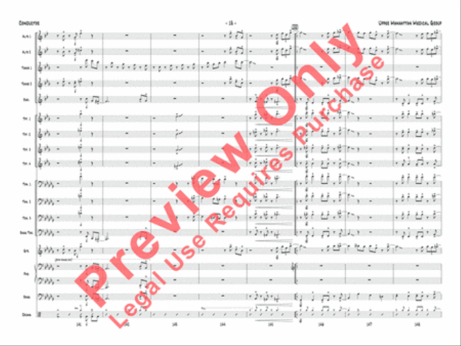 Upper Manhattan Medical Group Jazz Ensemble scores gallery preview page 19