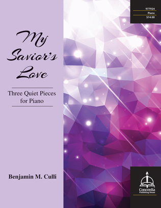 Book cover for My Savior's Love: Three Quiet Pieces for Piano