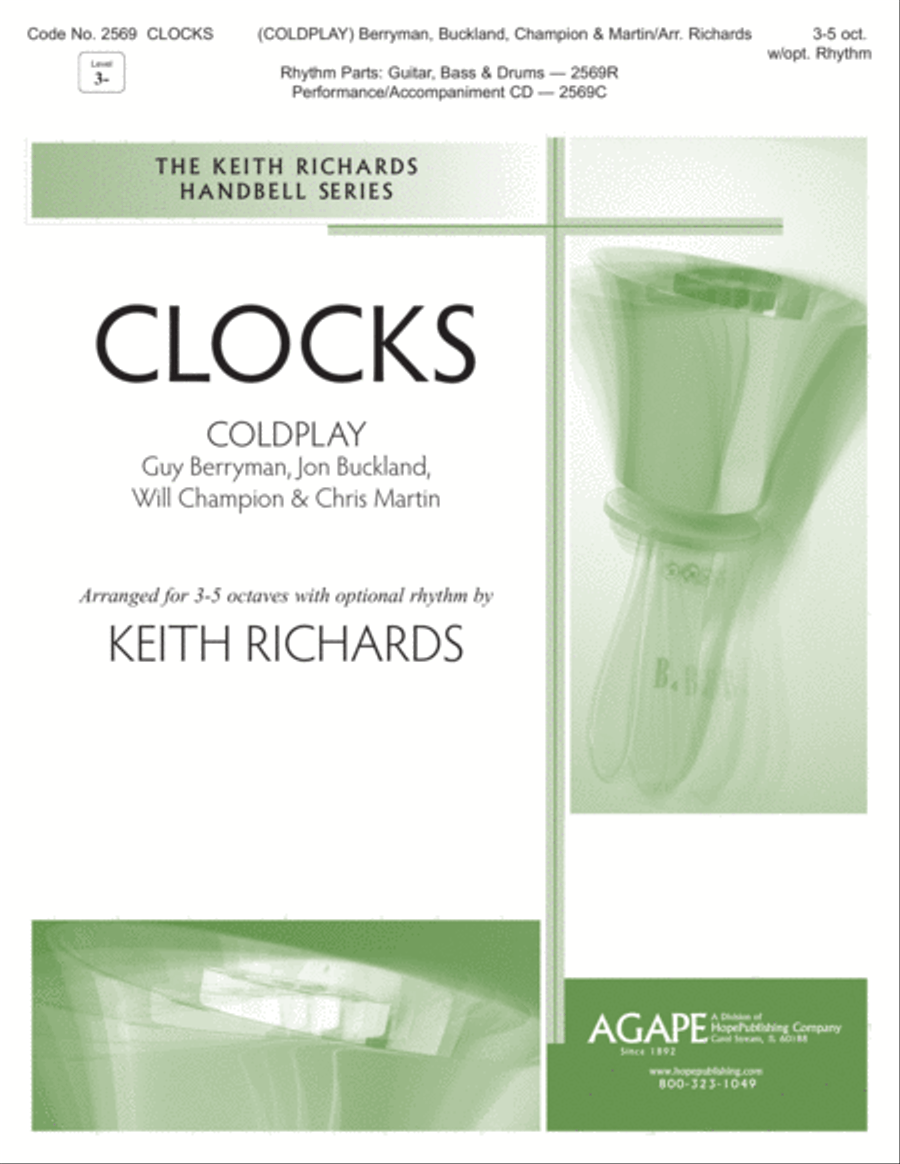 Clocks Handbell Choir scores gallery preview page 1