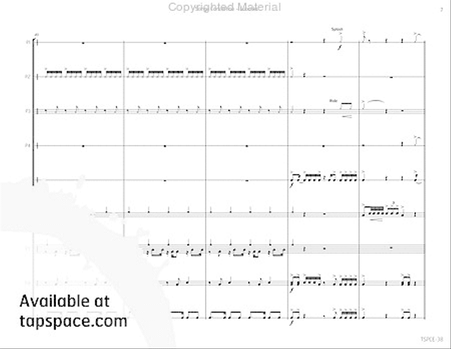 Songo Concertino Songo Concertino Percussion Ensemble scores gallery preview page 12