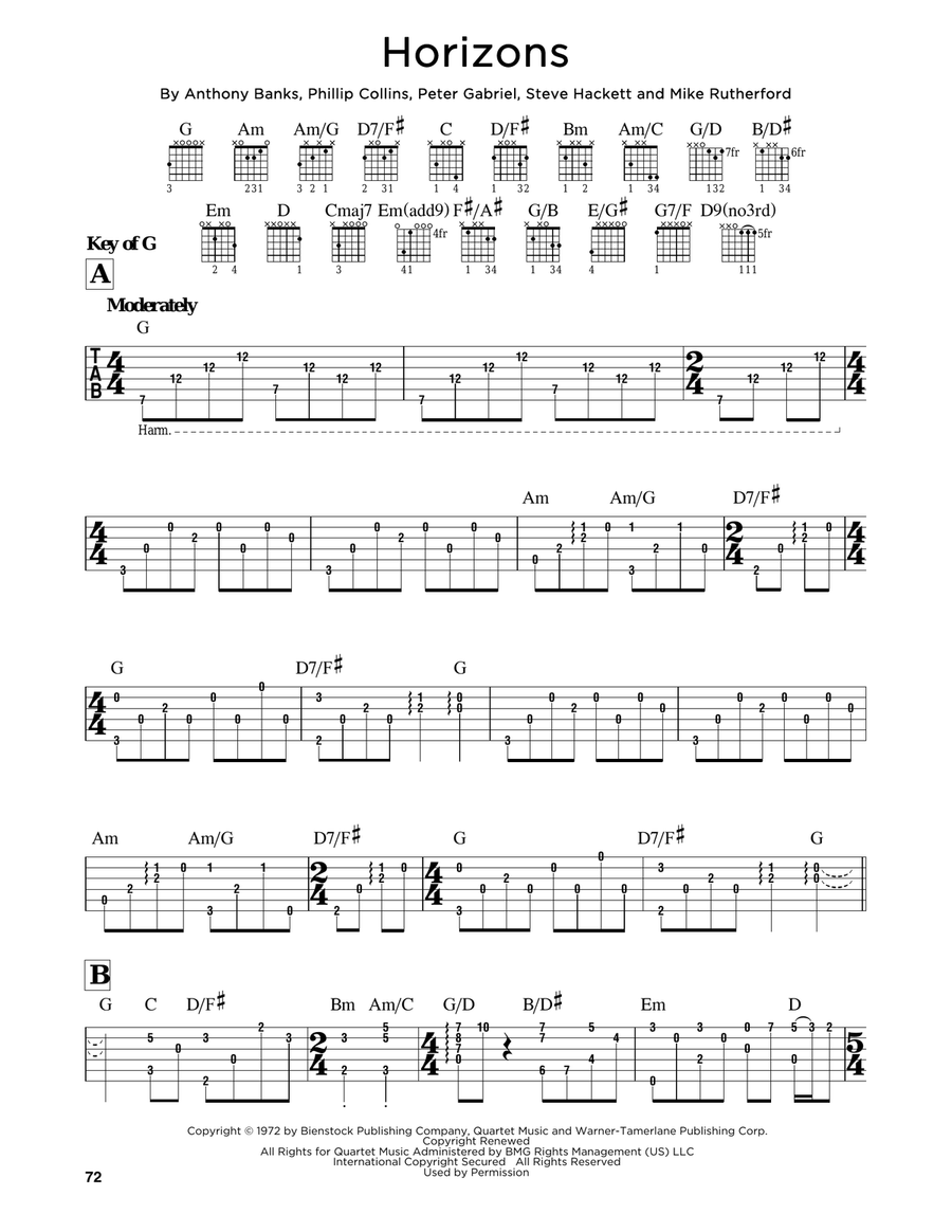 Horizons Electric Guitar scores gallery preview page 1