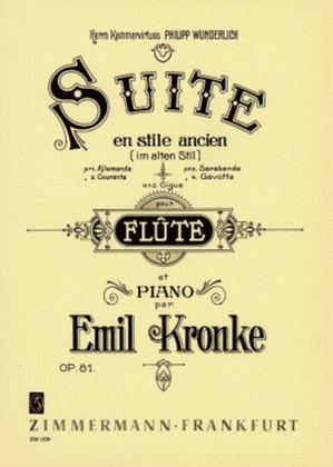 Suite in the Old Style Op. 81