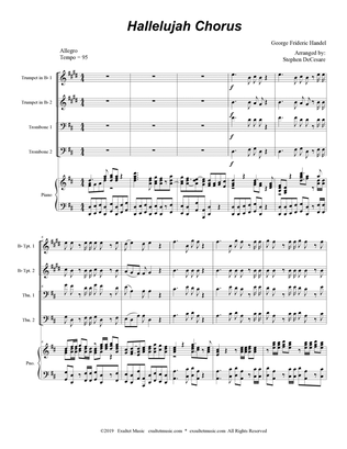 Hallelujah Chorus (Brass Quartet and Piano - Alternate Version)