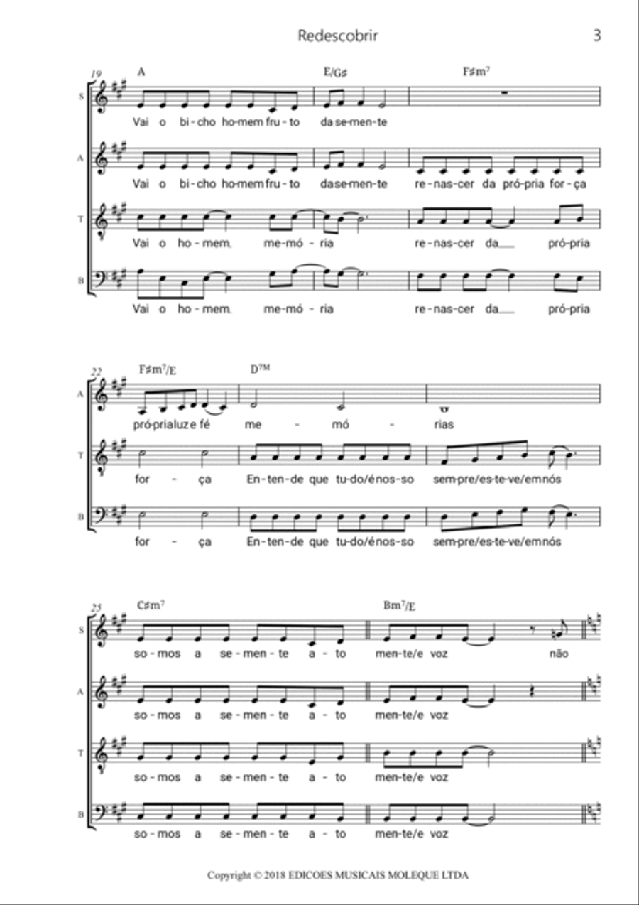 Redescobrir Redescobrir 4-Part scores gallery preview page 3
