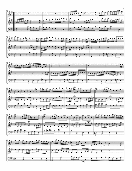 Quantz Trio Sonata in E Minor QV 2:Anh. 12a image number null