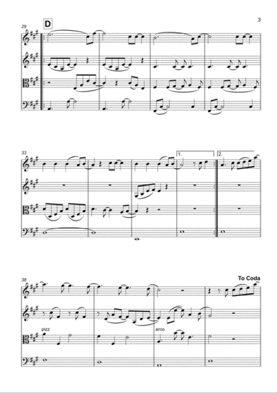 All Of Me String Quartet scores gallery preview page 4