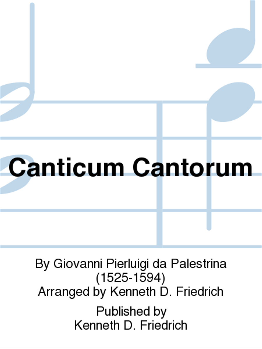 Canticum Cantorum Canticum Cantorum Brass Quintet scores gallery preview page 1