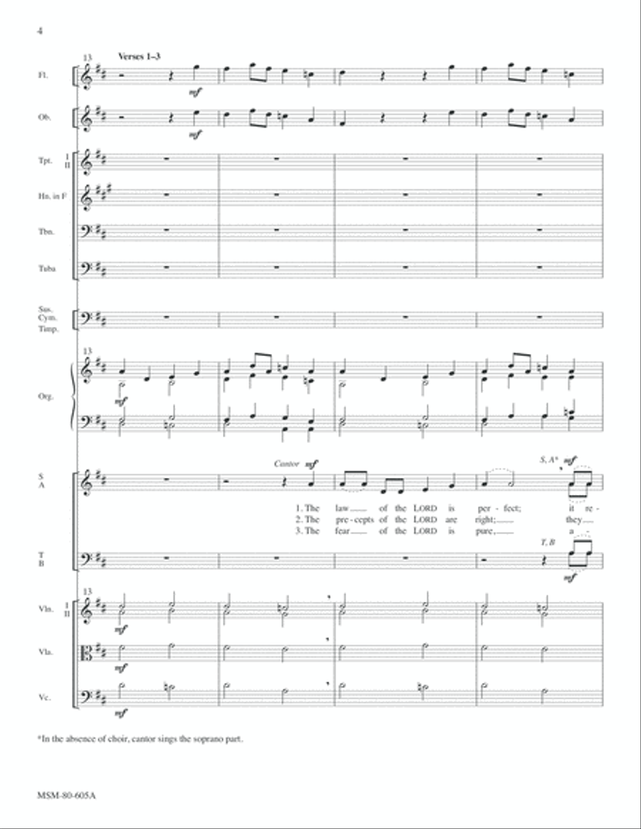 Psalm 19 Choir scores gallery preview page 5