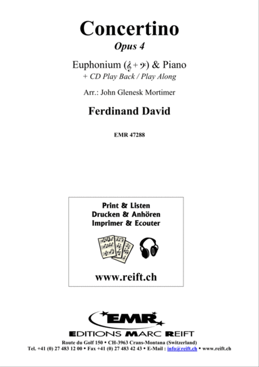 Concertino Euphonium scores gallery preview page 2