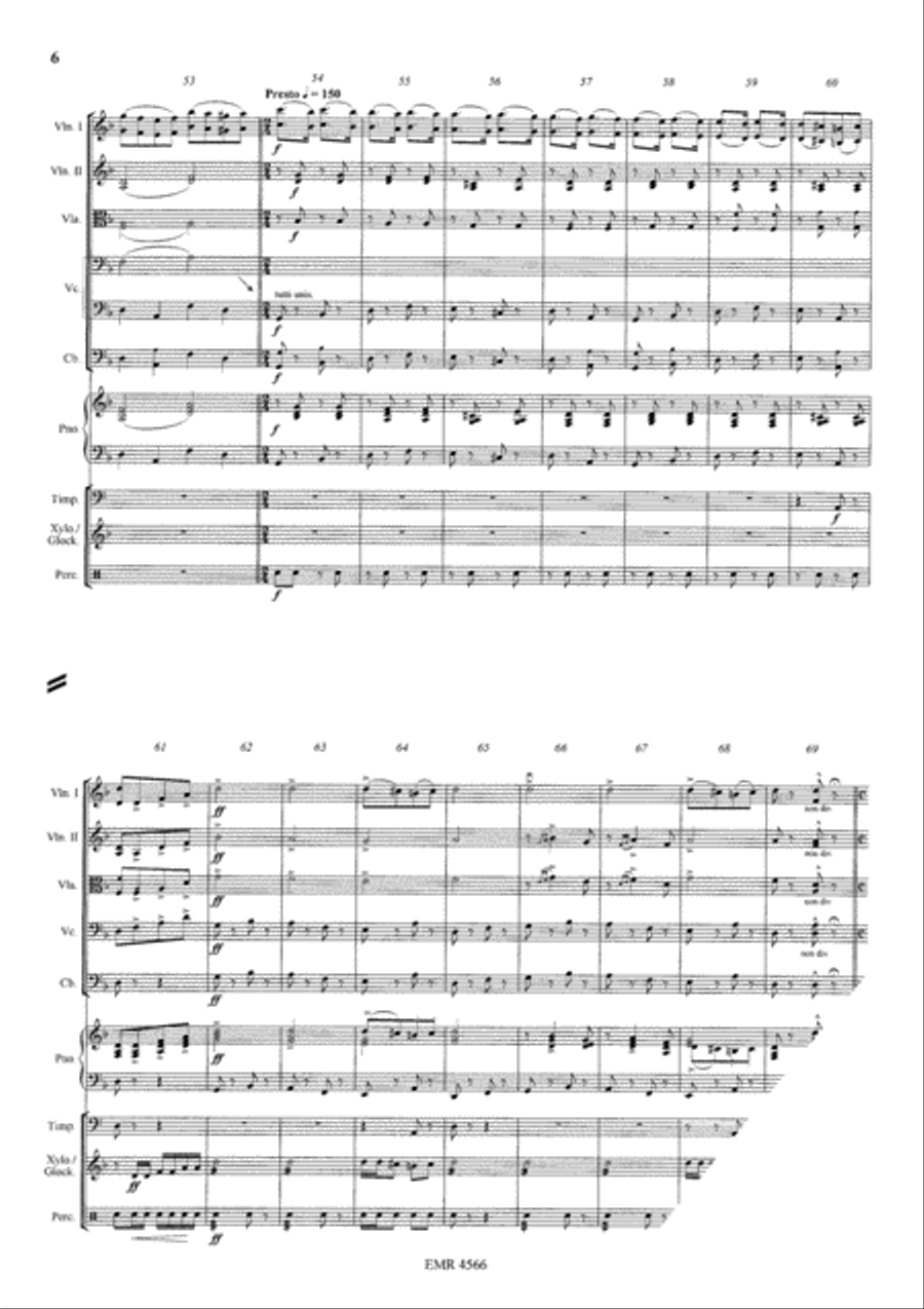 Russian Gipsy Song String Orchestra scores gallery preview page 7