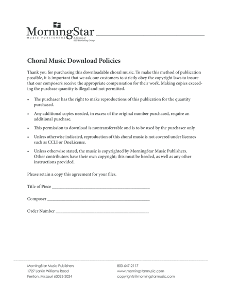 Chorale: His Paths Are Peace from Invictus: A Passion 4-Part scores gallery preview page 1