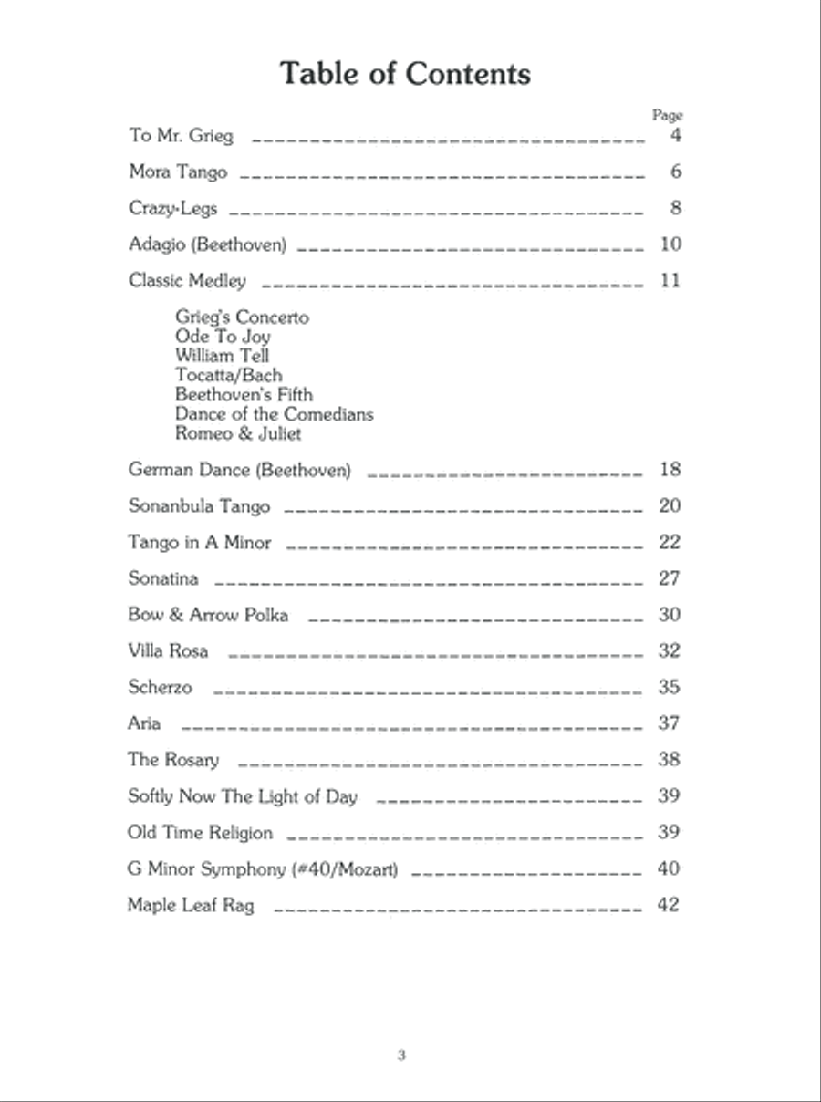 Favorite Accordion Solos Favorite Accordion Solos Accordion scores gallery preview page 4