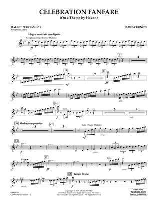 Celebration Fanfare (On a Theme by Haydn) - Mallet Percussion 1