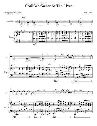 Four Hymn Arrangements for Cello and Piano - by Erik Kihss