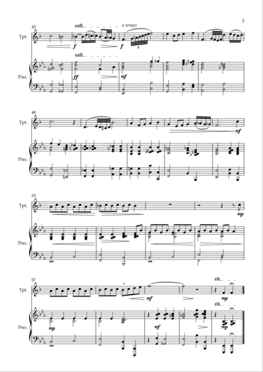 Over The Rainbow B-Flat Trumpet scores gallery preview page 3