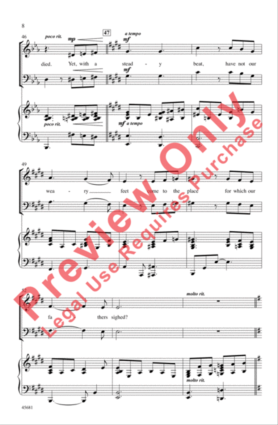 Lift Every Voice and Sing 3-Part scores gallery preview page 7