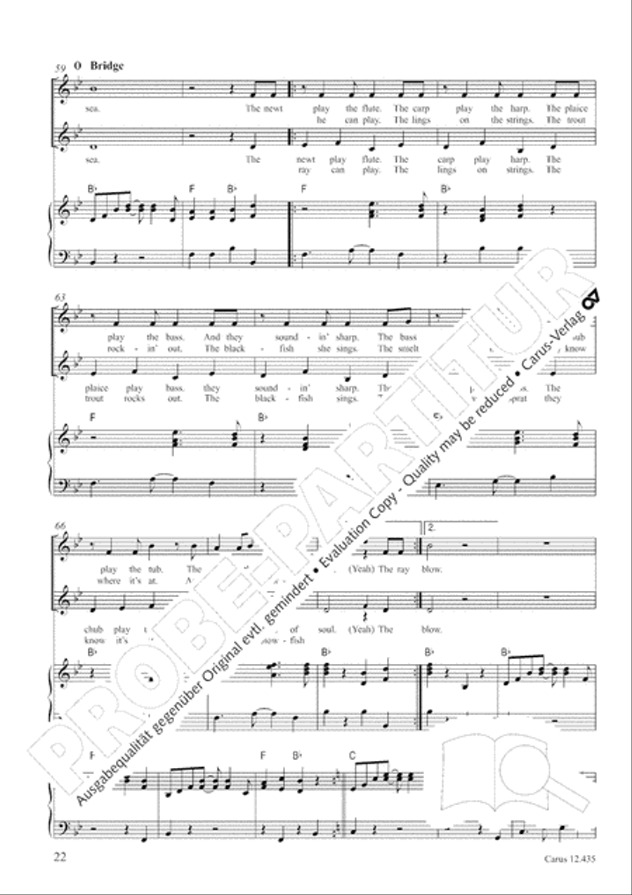 Songs from Disney films (Mary Poppins / The little Mermaid / Tangled). chorissimo! MOVIE vol. 3 Choir scores gallery preview page 23