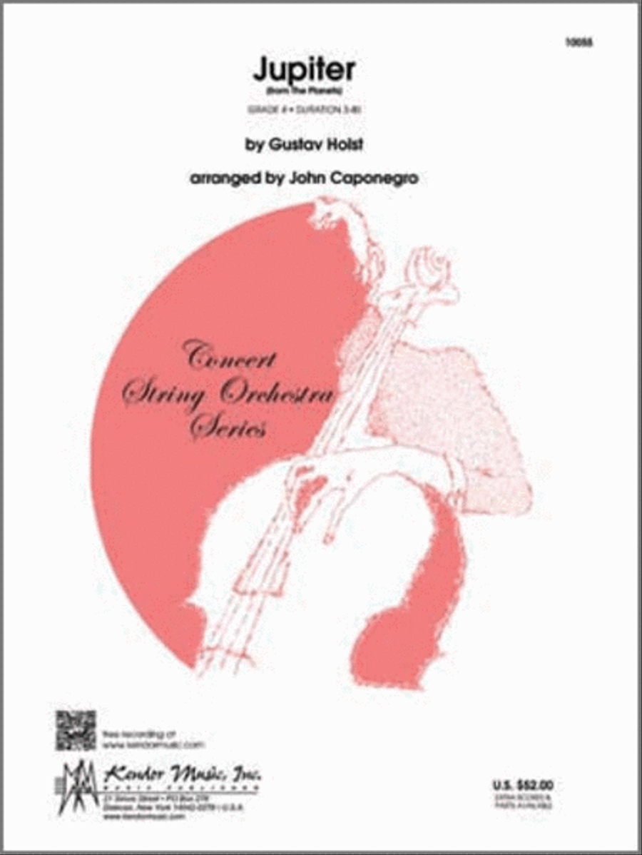 Jupiter (from The Planets) String Orchestra scores gallery preview page 1