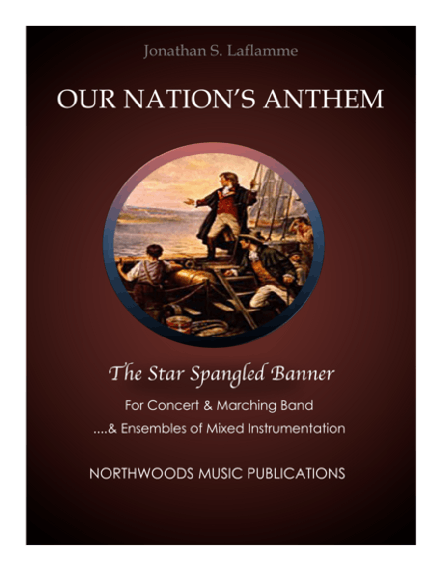 Our Nation's Anthem (Star Spangled Banner) Marching Band scores gallery preview page 1