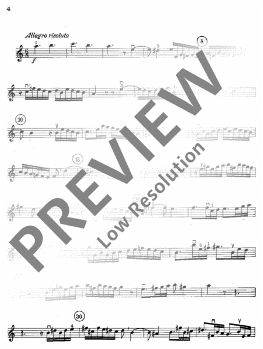 Sonata a 4 Violin scores gallery preview page 4
