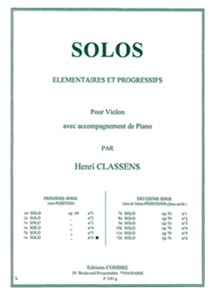 Solo elementaire et progressif No. 6 Op. 69 No. 6