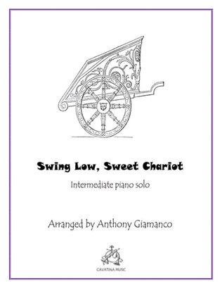Book cover for Swing Low, Sweet Chariot - piano solo